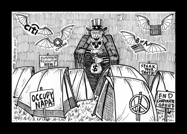 Editorial Cartoon: Occupy Napa